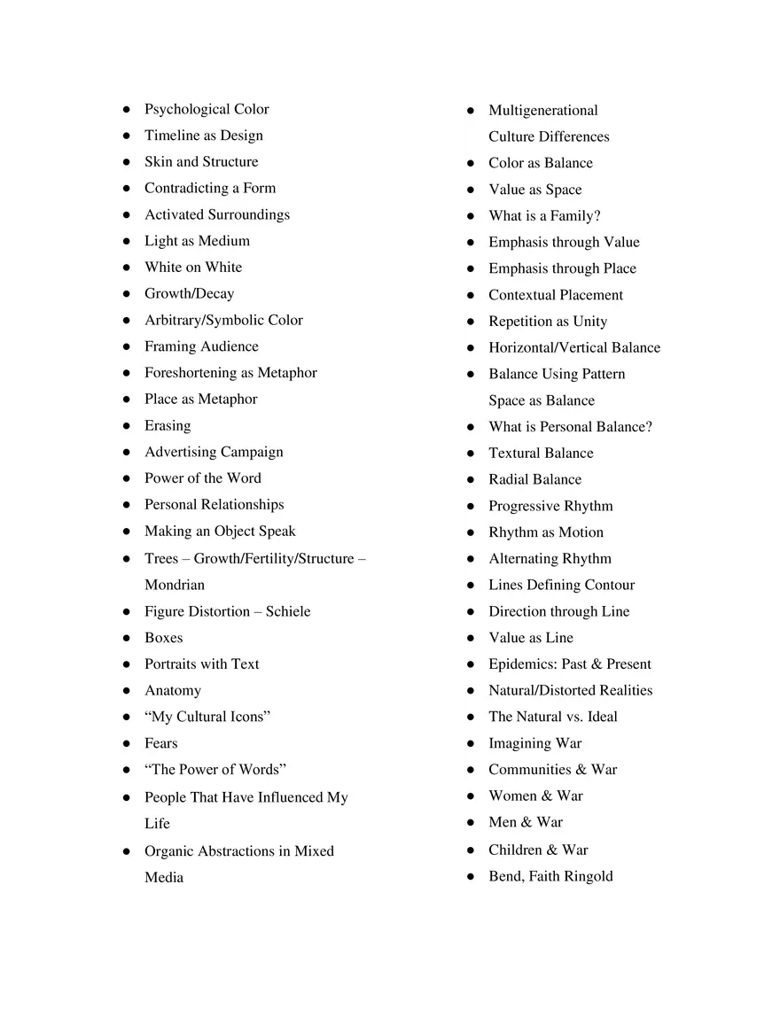 AP Art and Design Study Guide - Page 9