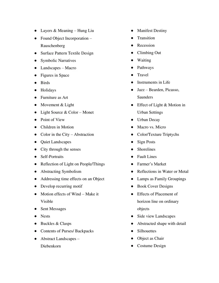 AP Art and Design Study Guide - Page 4