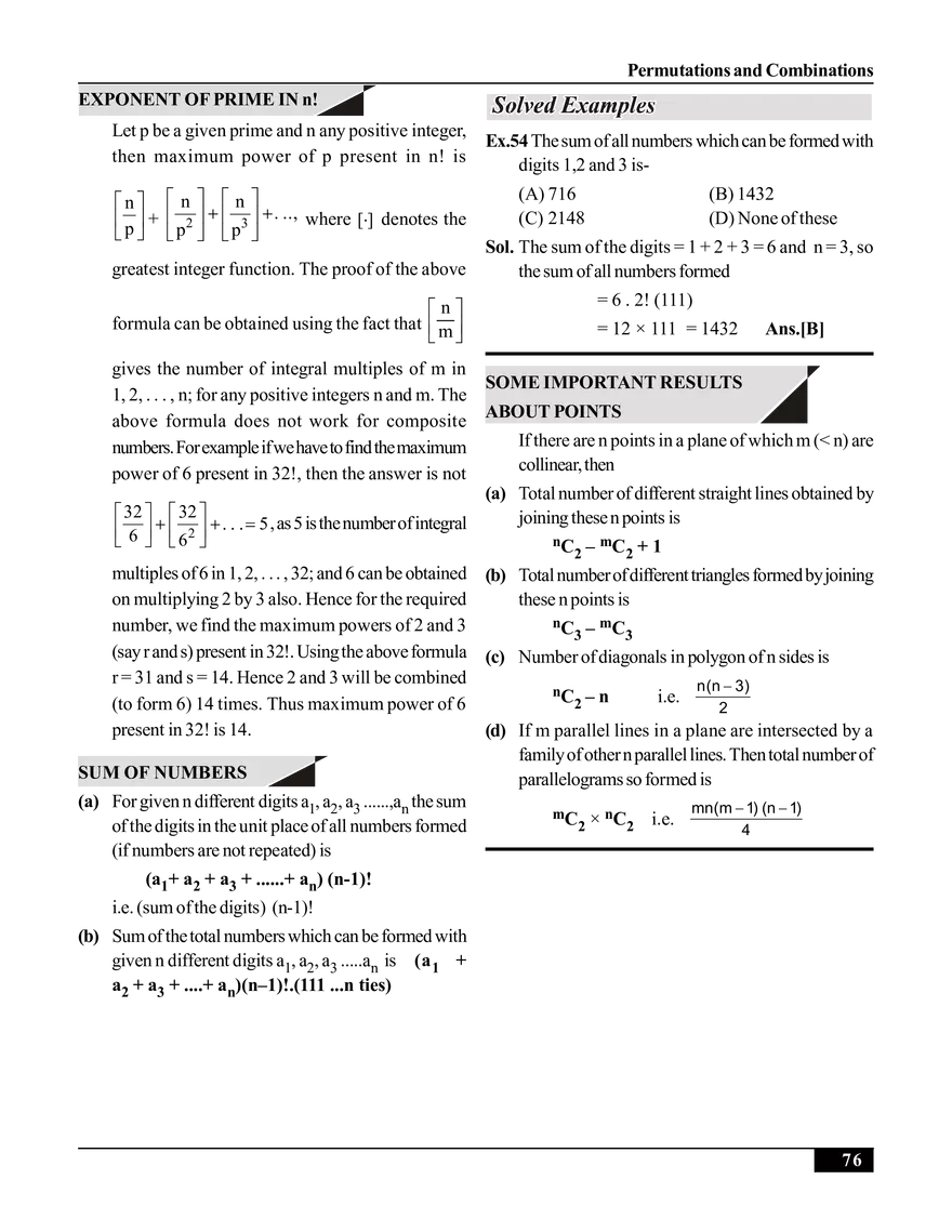 Permutations and Combinations - Page 8