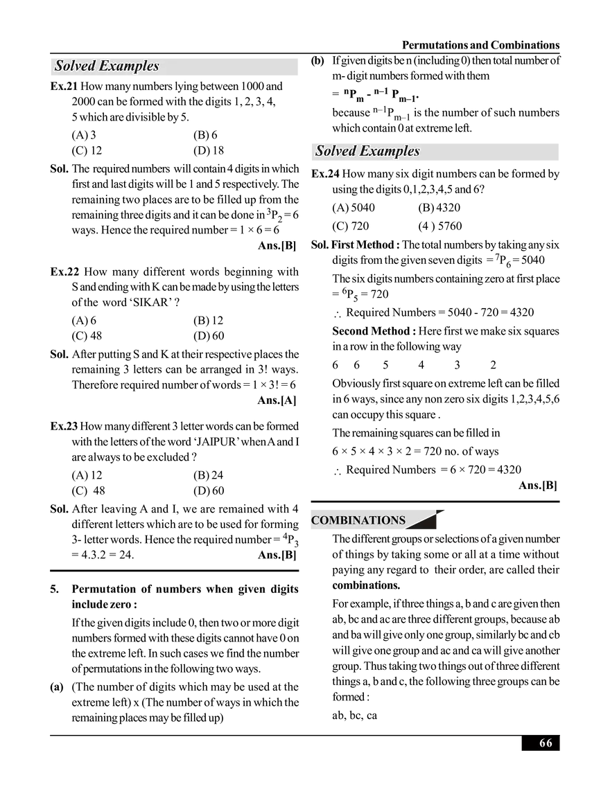 Permutations and Combinations - Page 12