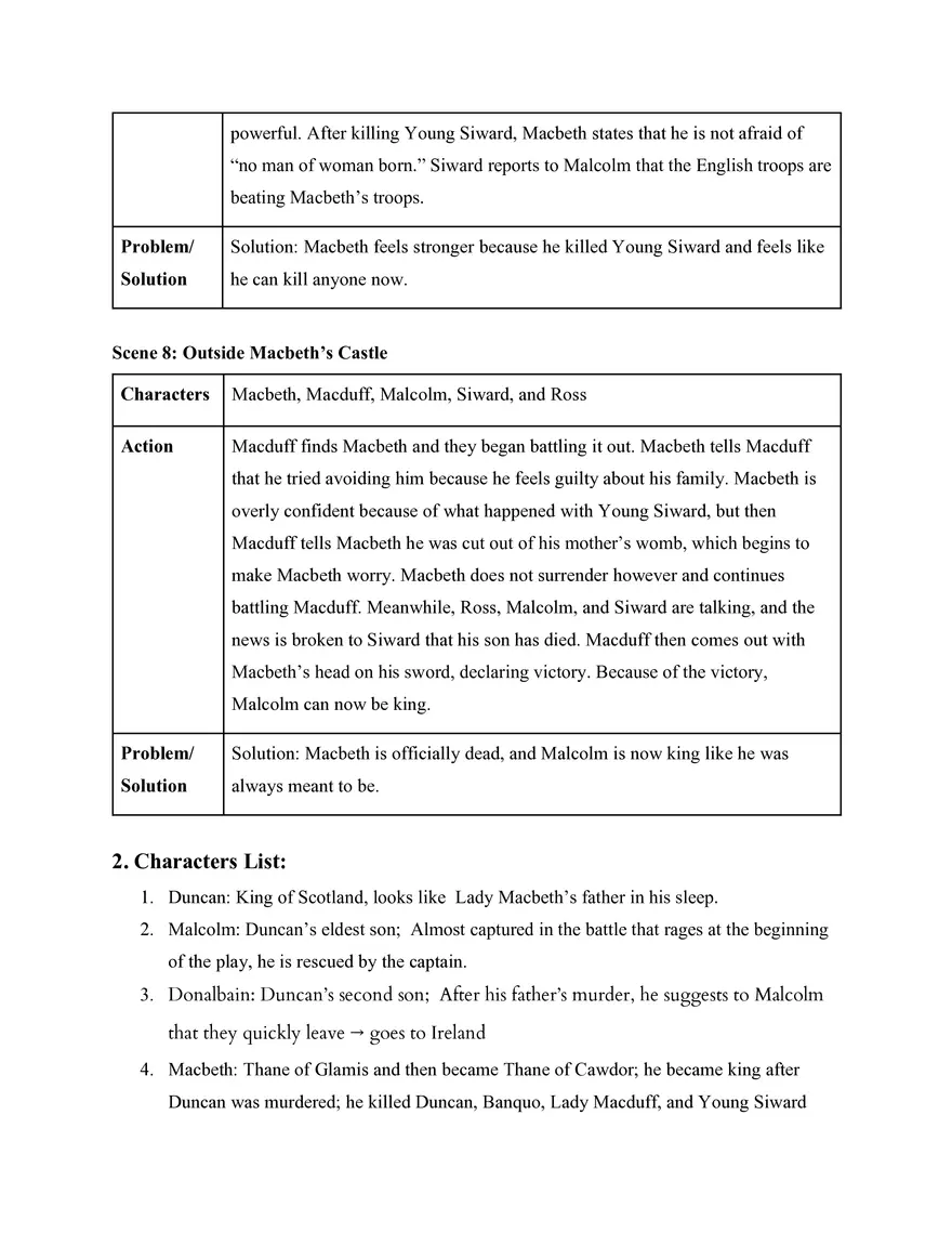 English 2 Study Guide Macbeth - Page 5