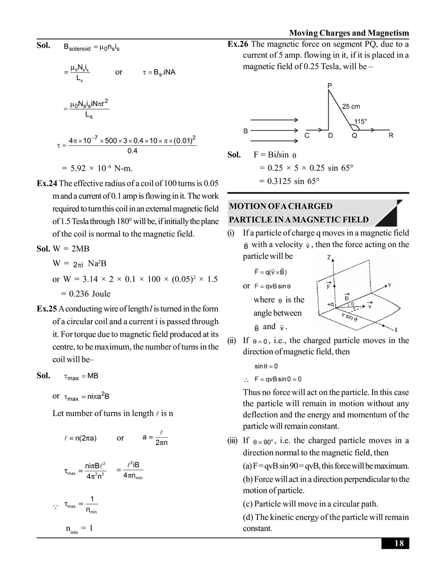 Moving Charges and Magnetism - Page 10
