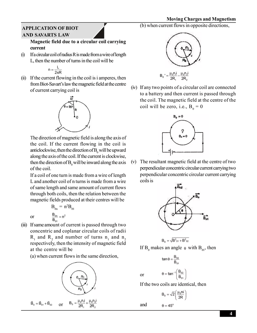 Moving Charges and Magnetism - Page 18