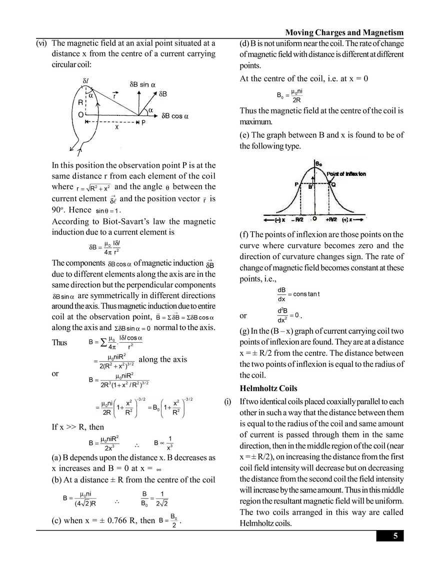 Moving Charges and Magnetism - Page 19