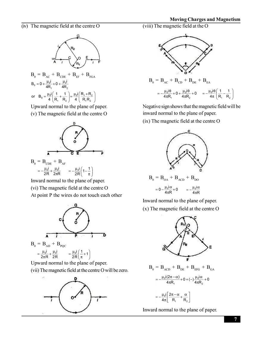 Moving Charges and Magnetism - Page 21