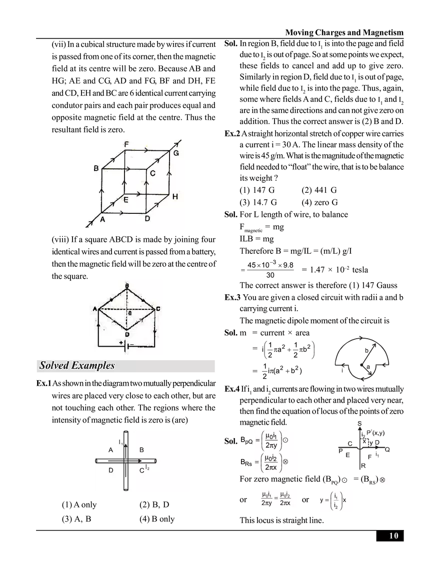 Moving Charges and Magnetism - Page 24
