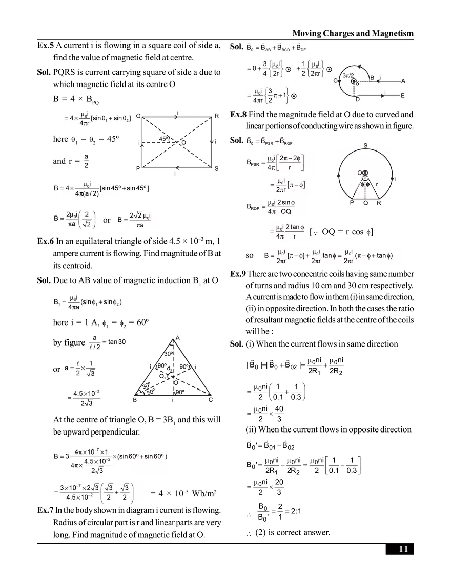 Moving Charges and Magnetism - Page 3