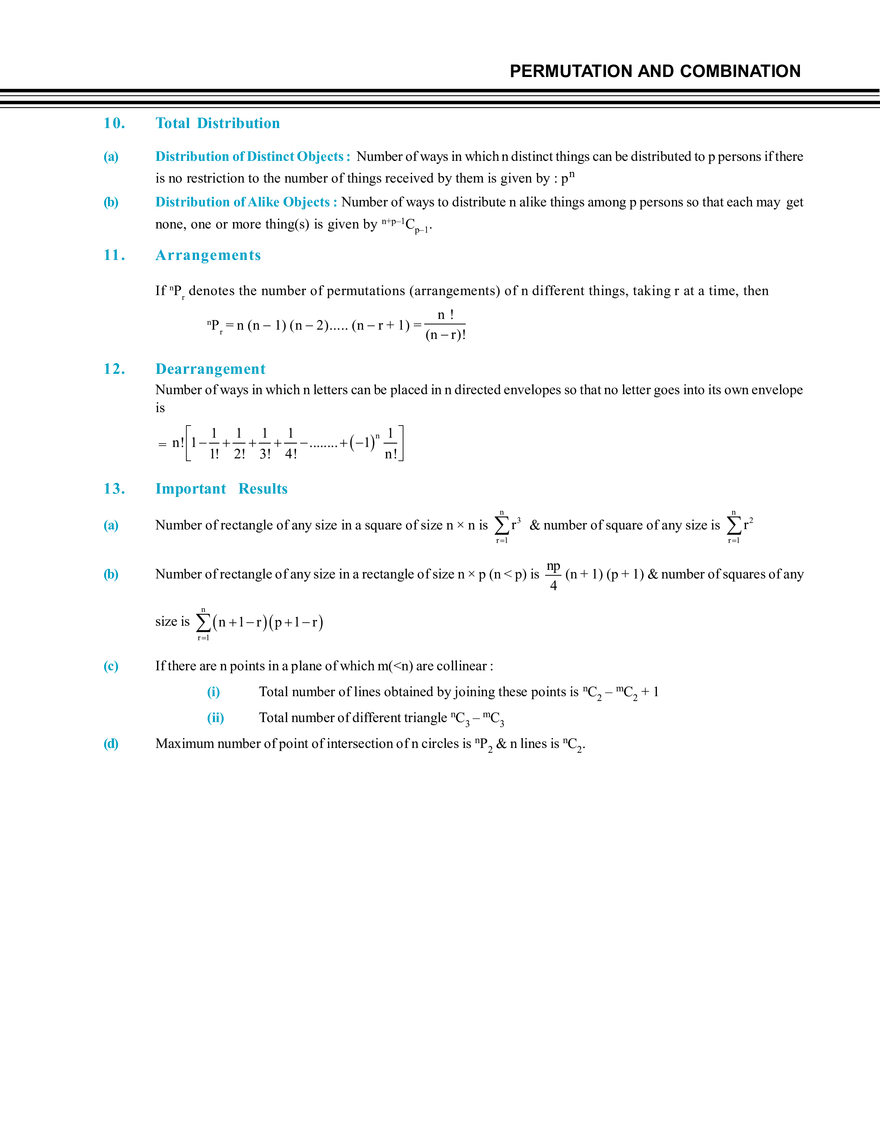 Permutation and Combination - Page 7