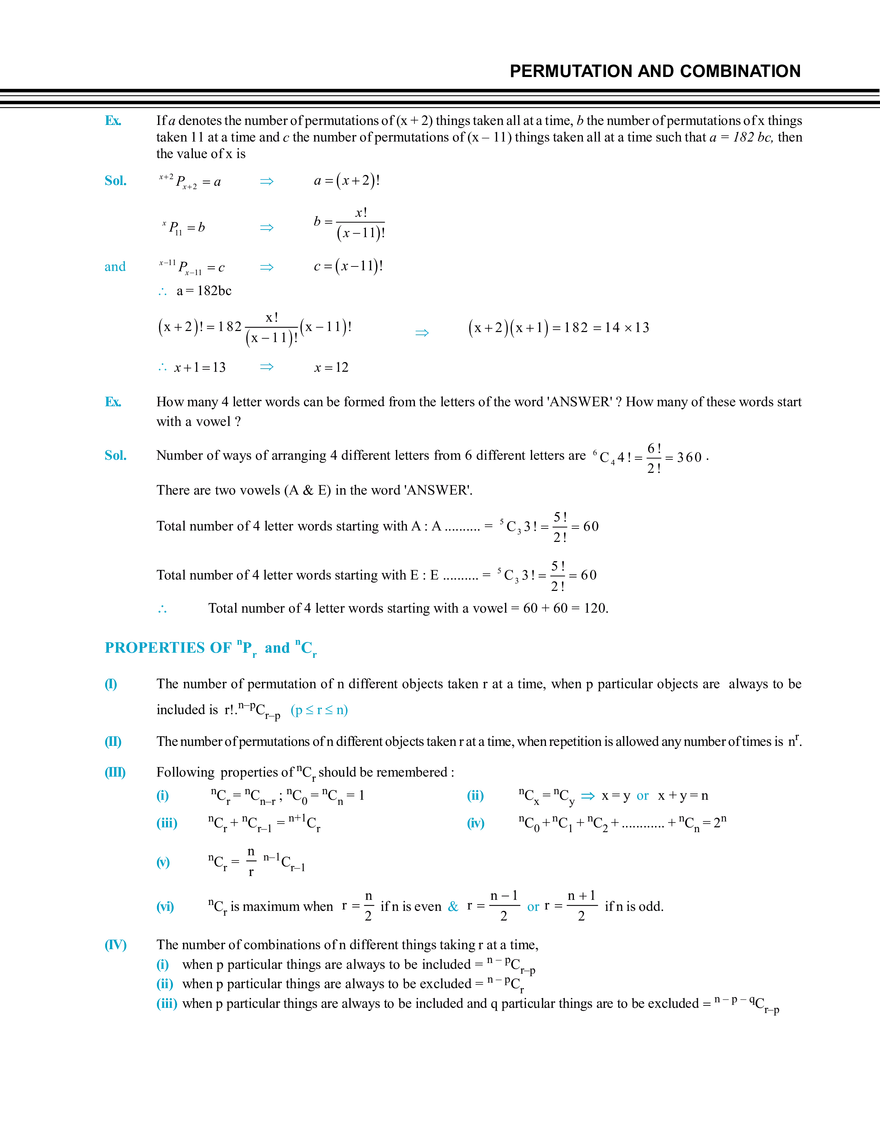 Permutation and Combination - Page 8
