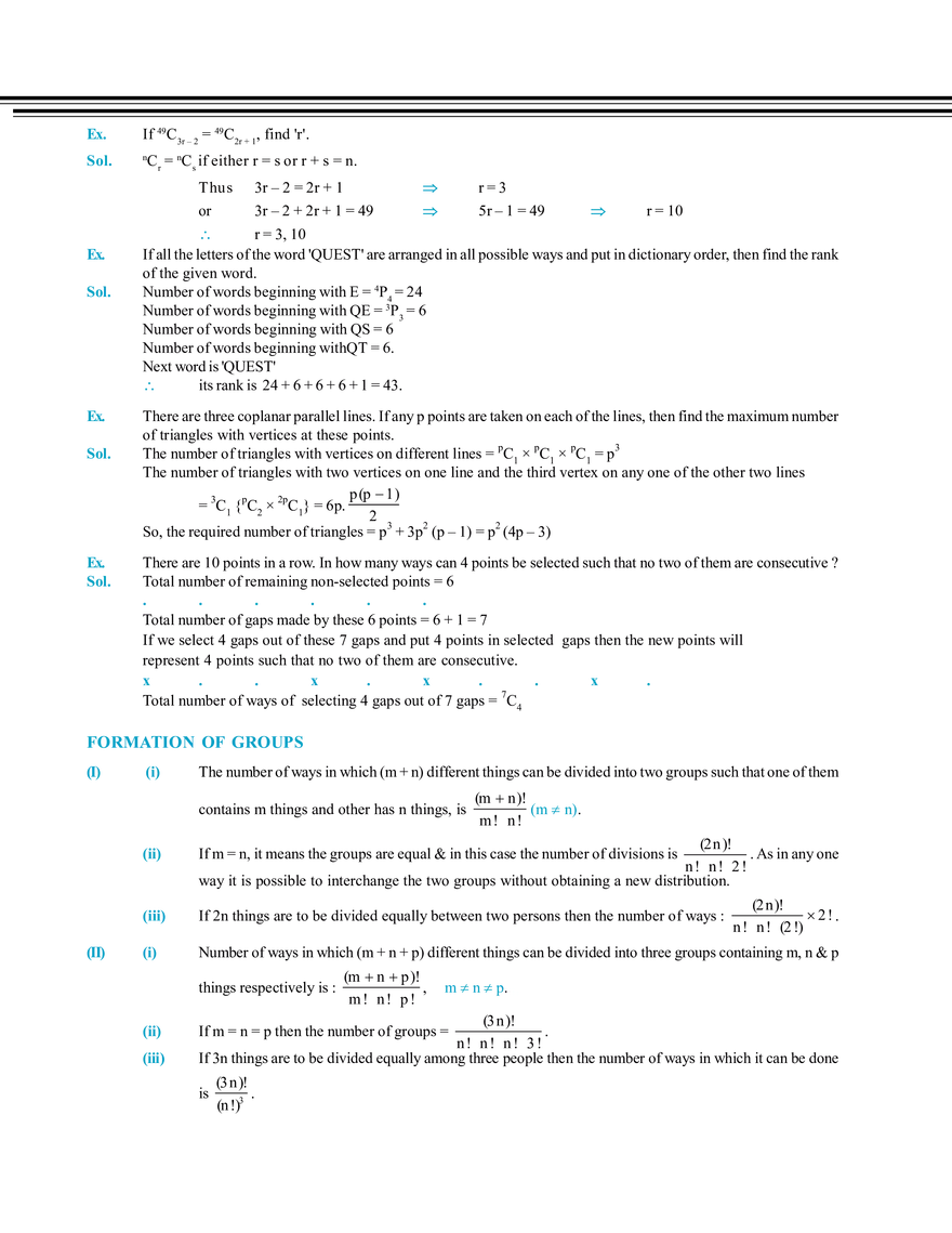 Permutation and Combination - Page 9