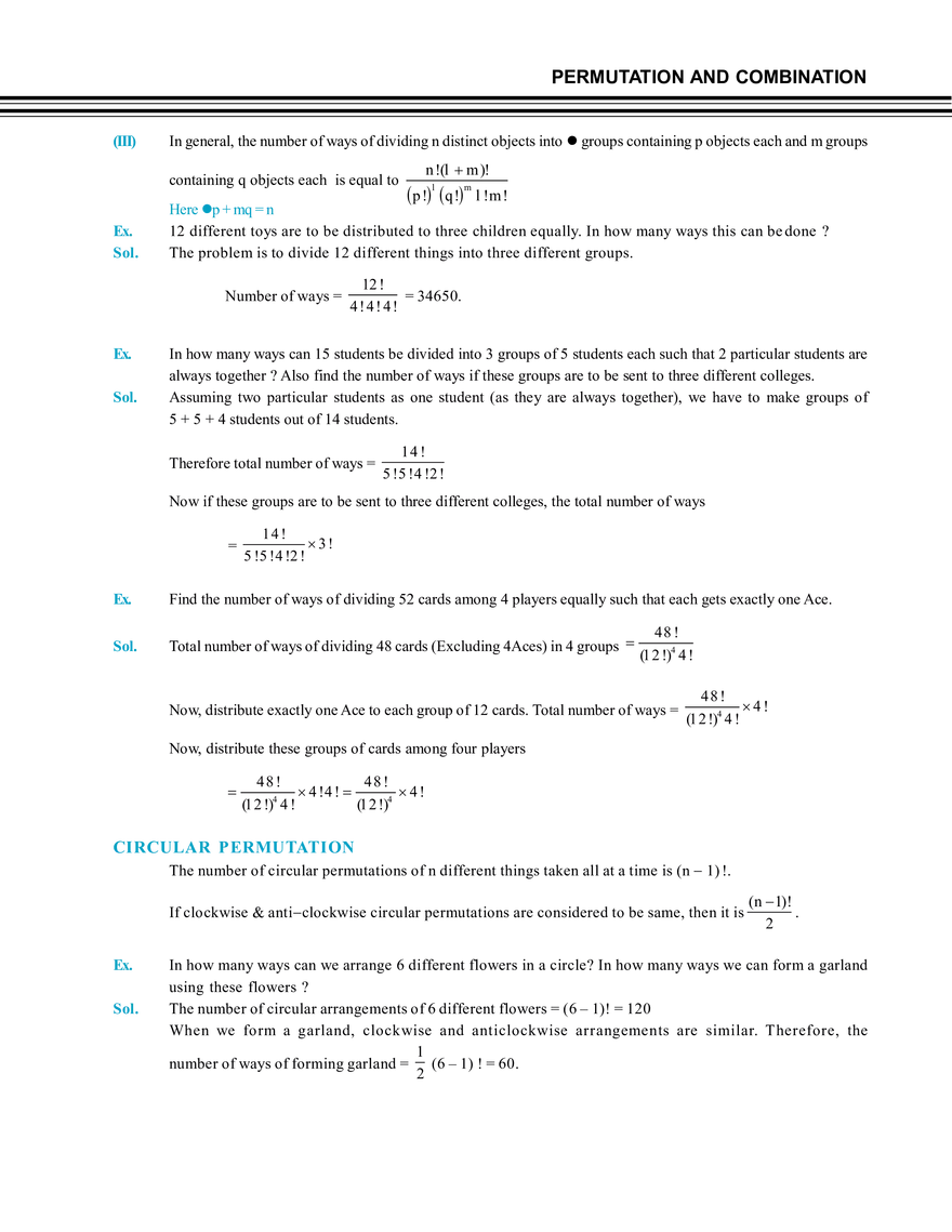 Permutation and Combination - Page 10