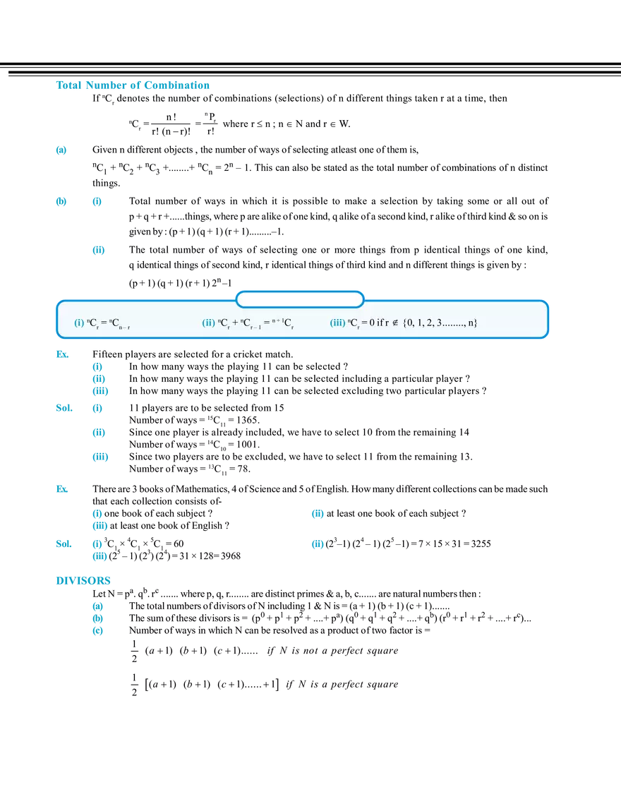 Permutation and Combination - Page 13