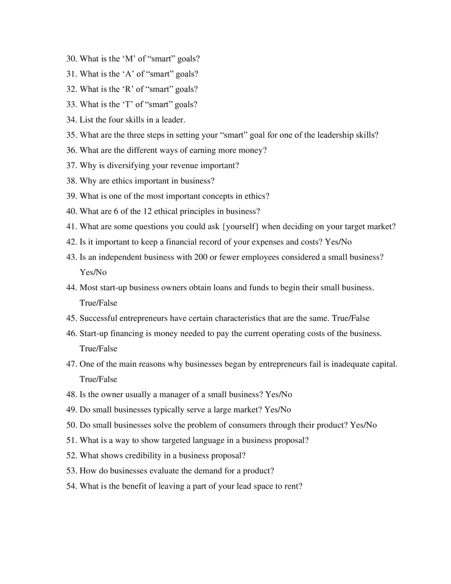 Intro to Business Unit 7 Ethics in Business - Page 3