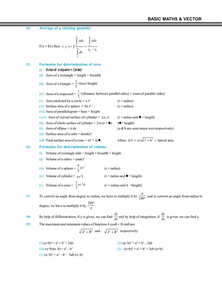 Tips and Formulas Basic Maths - Page 3
