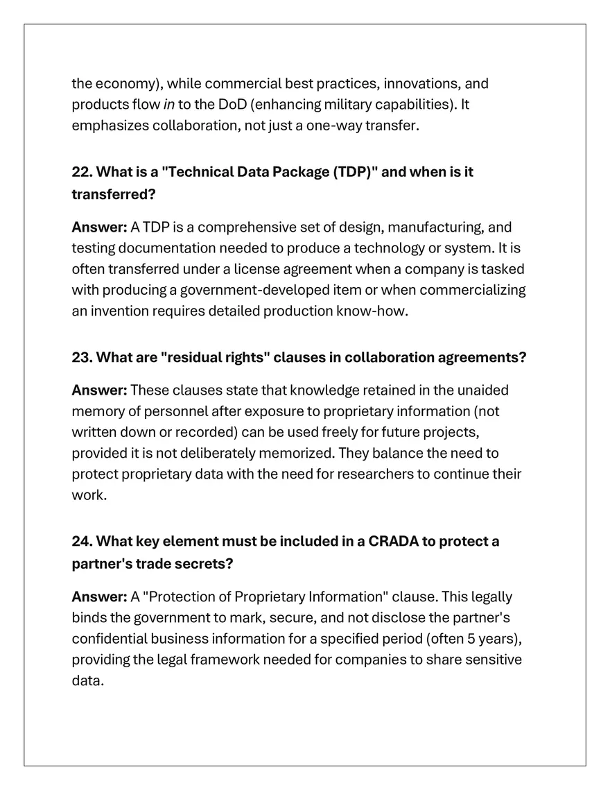 CLE 069 Technology Transfer Exam - Page 16