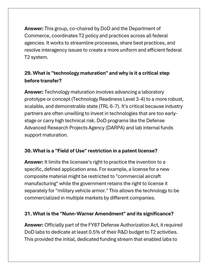 CLE 069 Technology Transfer Exam - Page 3