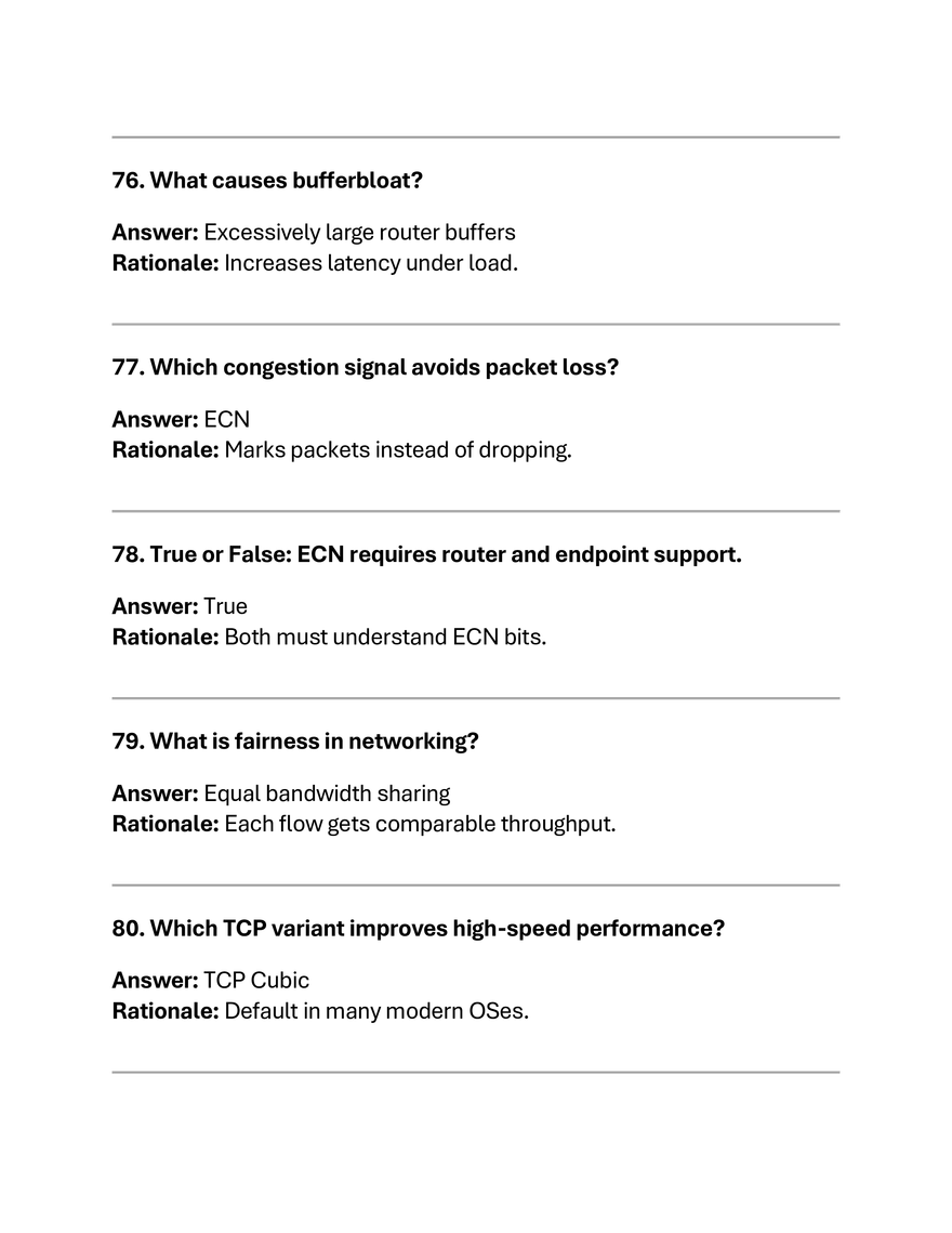 CS 6250 Quiz 4 Questions and Answers - Page 8