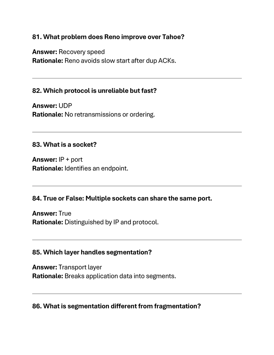 CS 6250 Quiz 4 Questions and Answers - Page 9