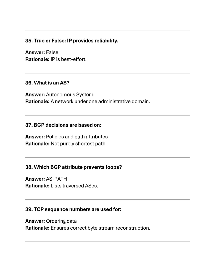 CS 6250 Quiz 4 Questions and Answers - Page 18