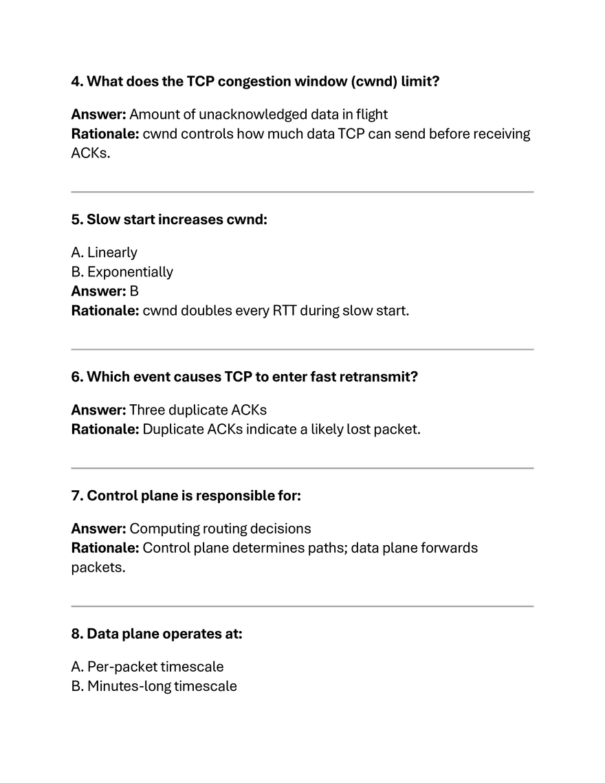 CS 6250 Quiz 4 Questions and Answers - Page 2
