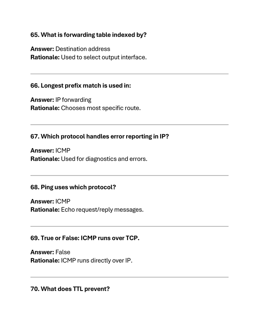 CS 6250 Quiz 4 Questions and Answers - Page 6