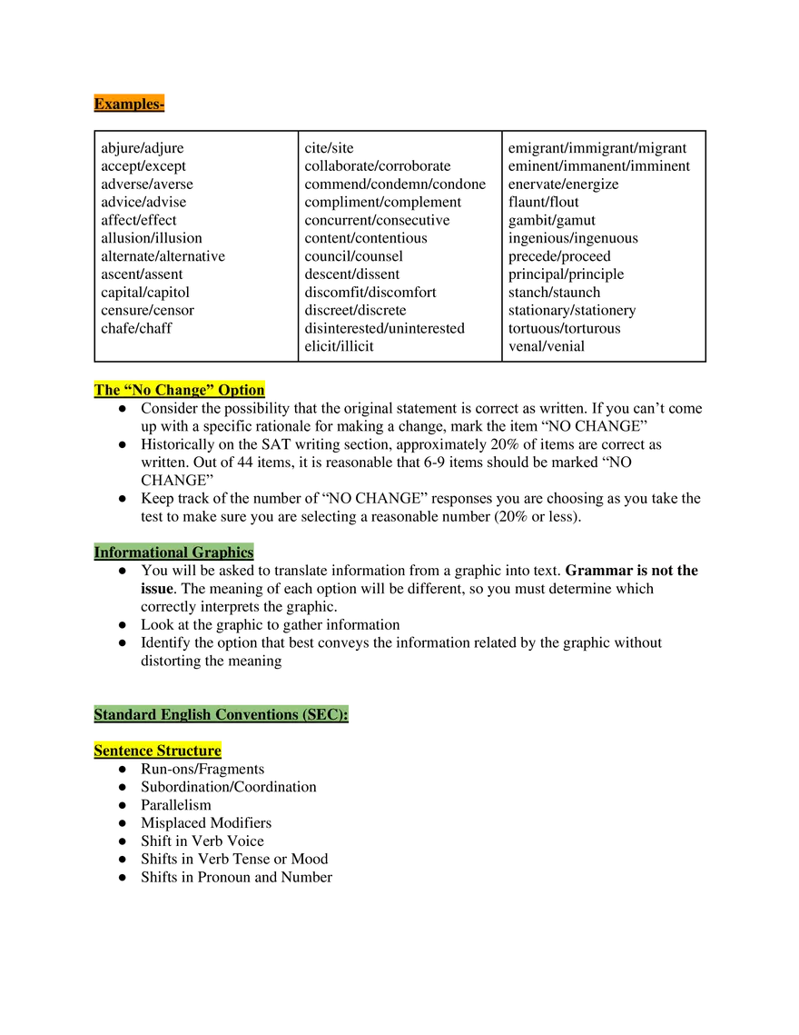 Ultimate SAT Study Guide - Page 10