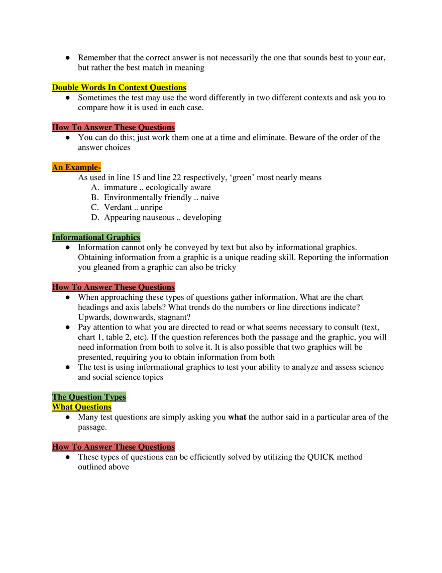 Ultimate SAT Study Guide - Page 46