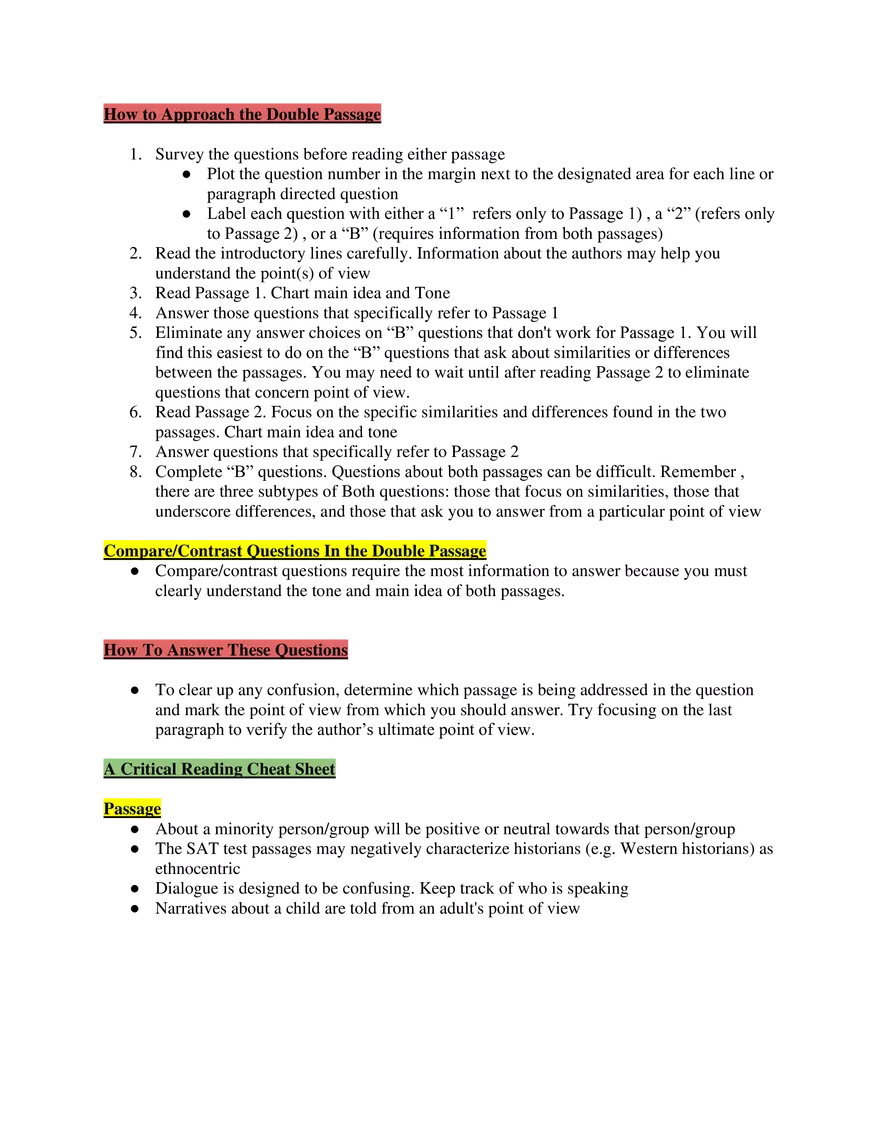 Ultimate SAT Study Guide - Page 5