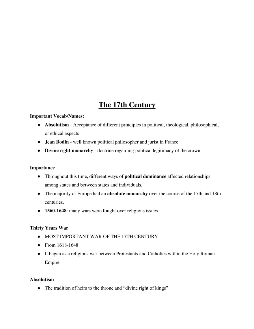 AP European History Course Study Guide - Page 3