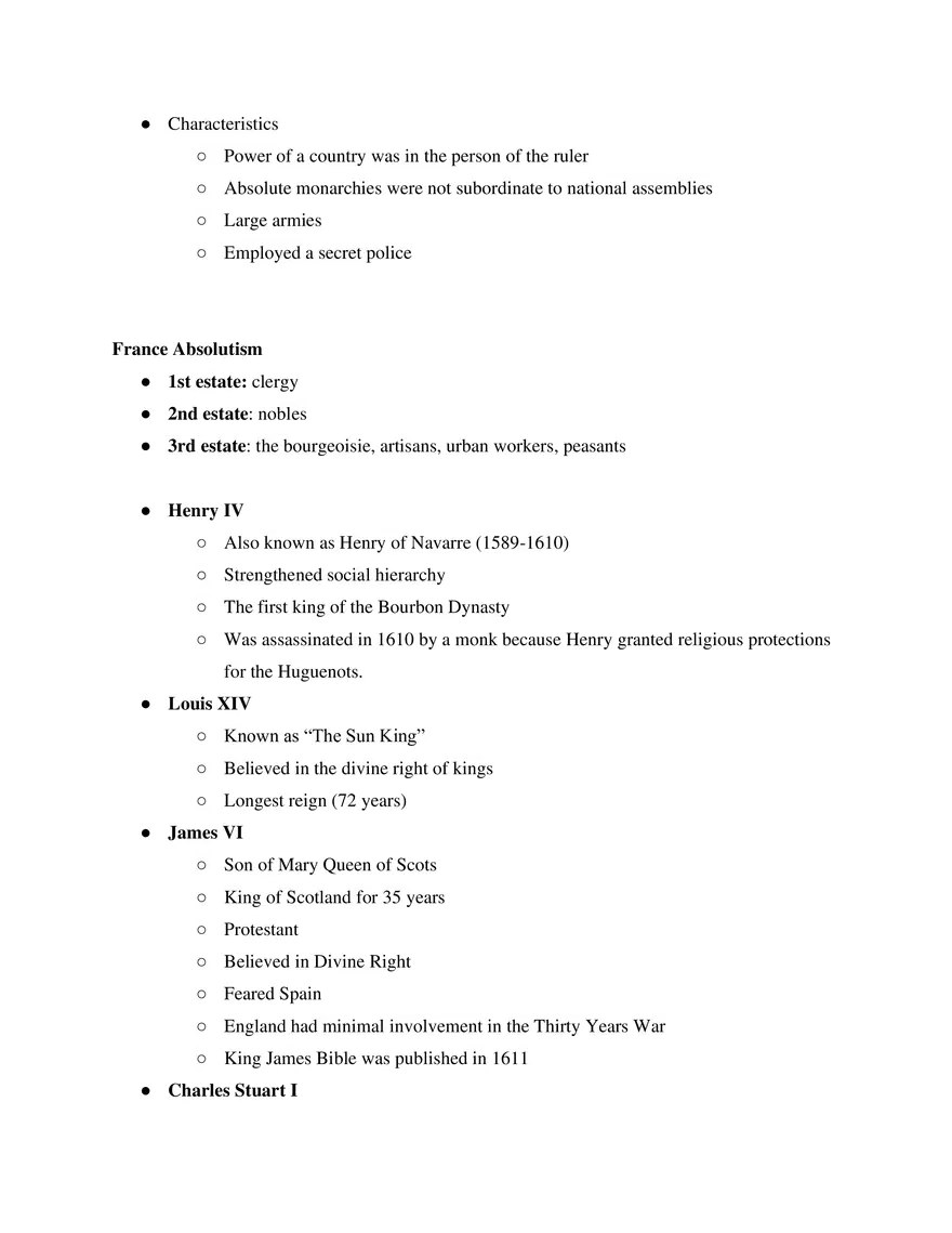 AP European History Course Study Guide - Page 4