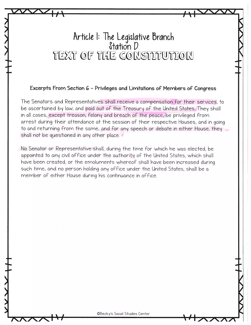 The Legislative Branch Station A - Page 4