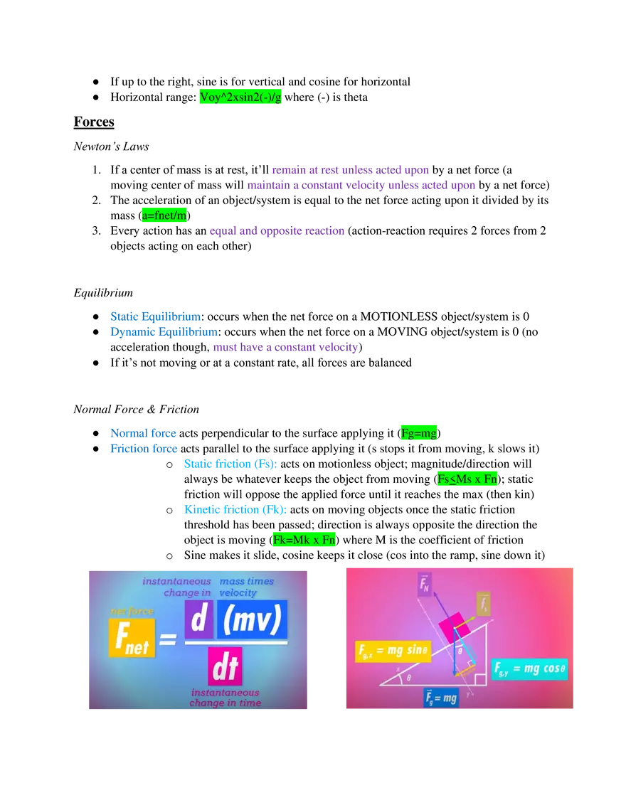 AP Physics Full Review - Page 13