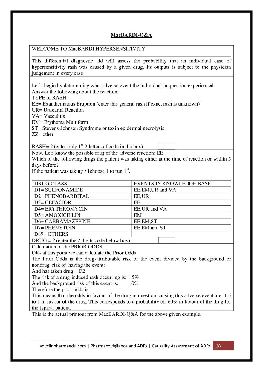 Causality Assessment of Adverse Drug Reactions ADR - Page 10