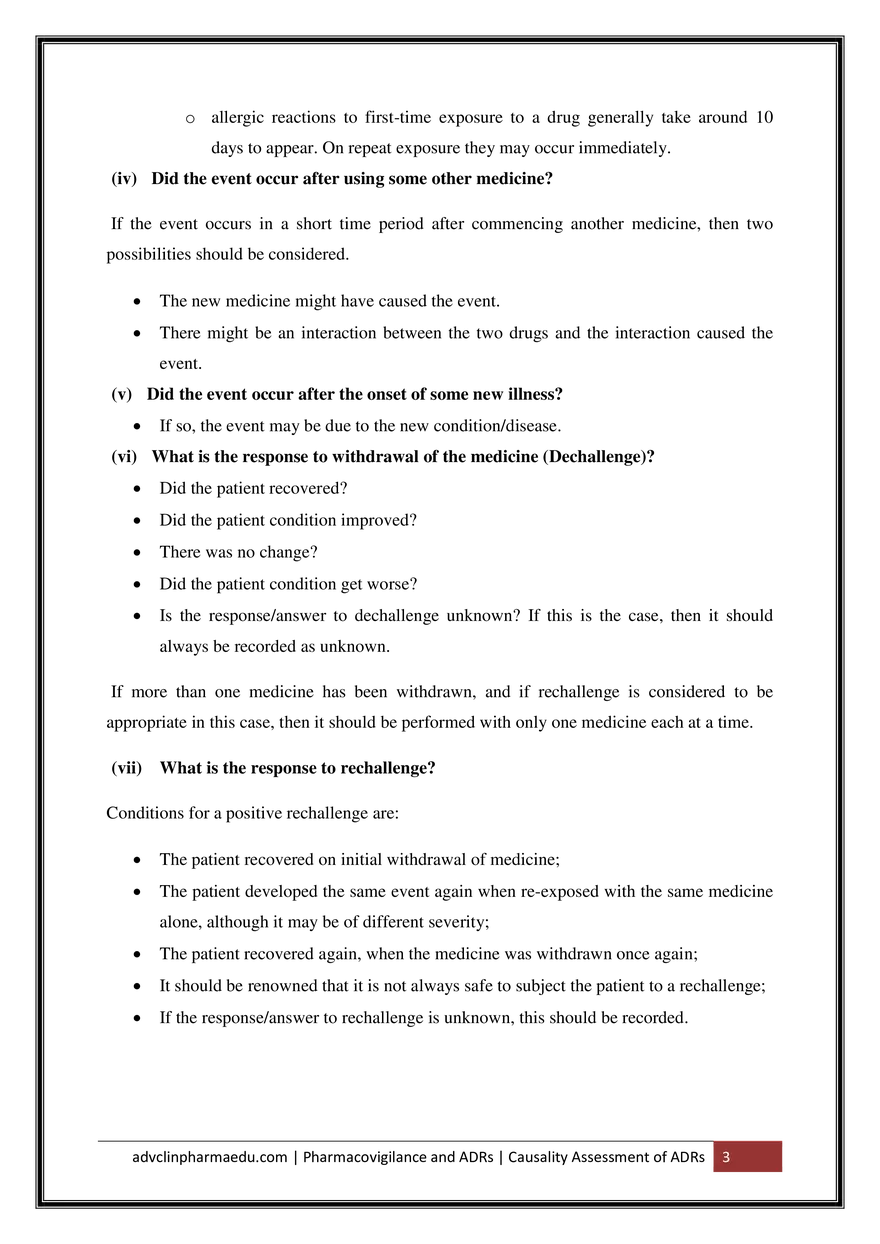 Causality Assessment of Adverse Drug Reactions ADR - Page 13
