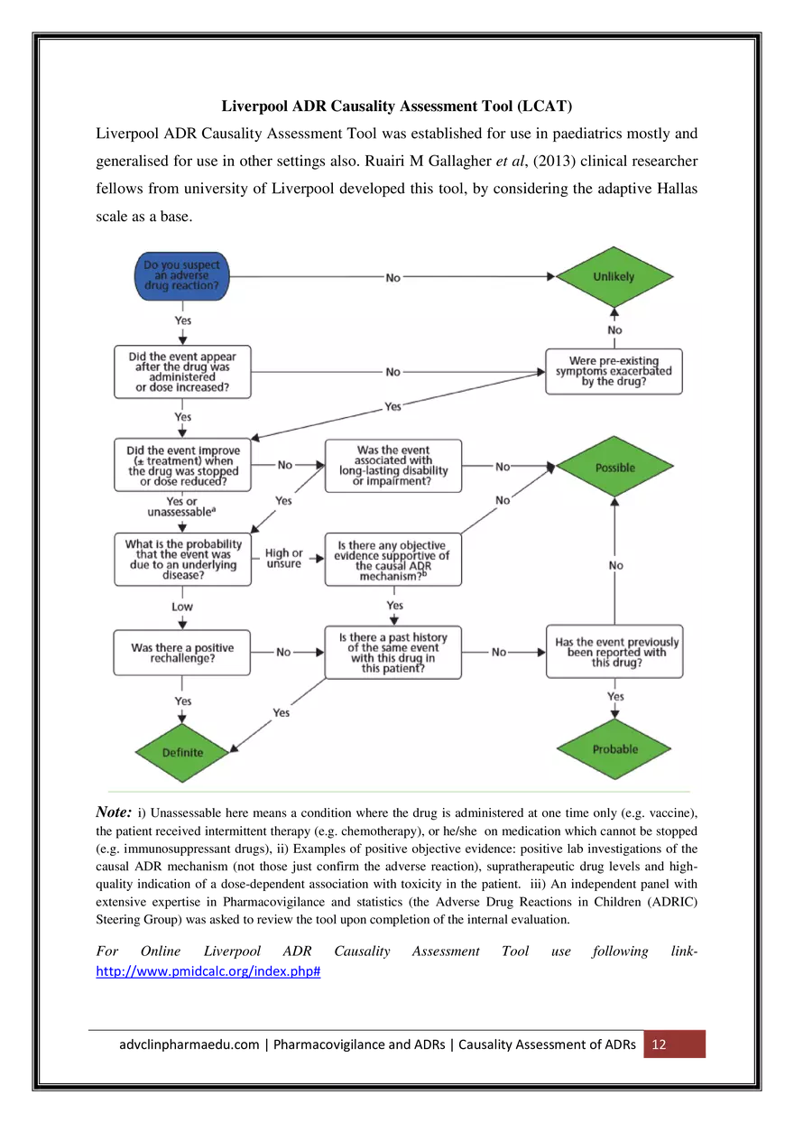 Causality Assessment of Adverse Drug Reactions ADR - Page 4