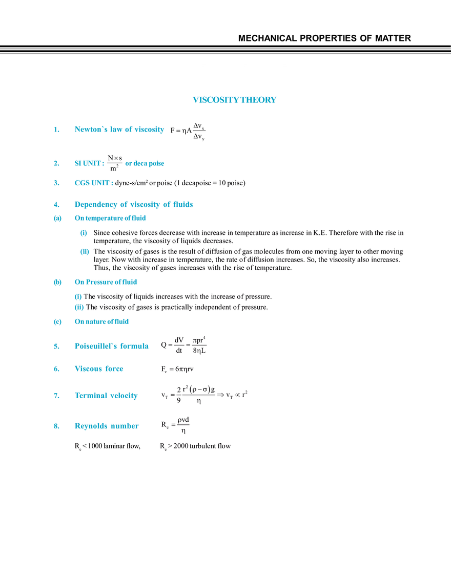 Viscosity Theory - Page 1