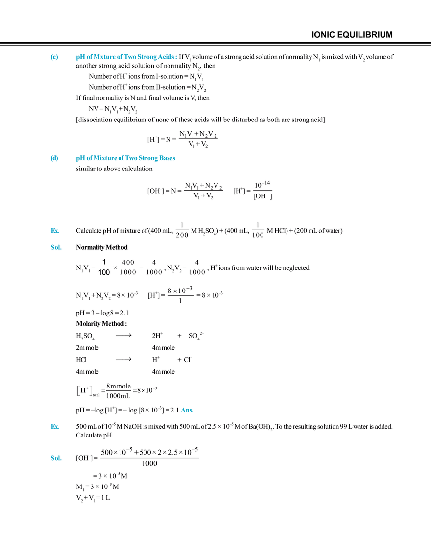 Ionic Equilibrium - Page 8