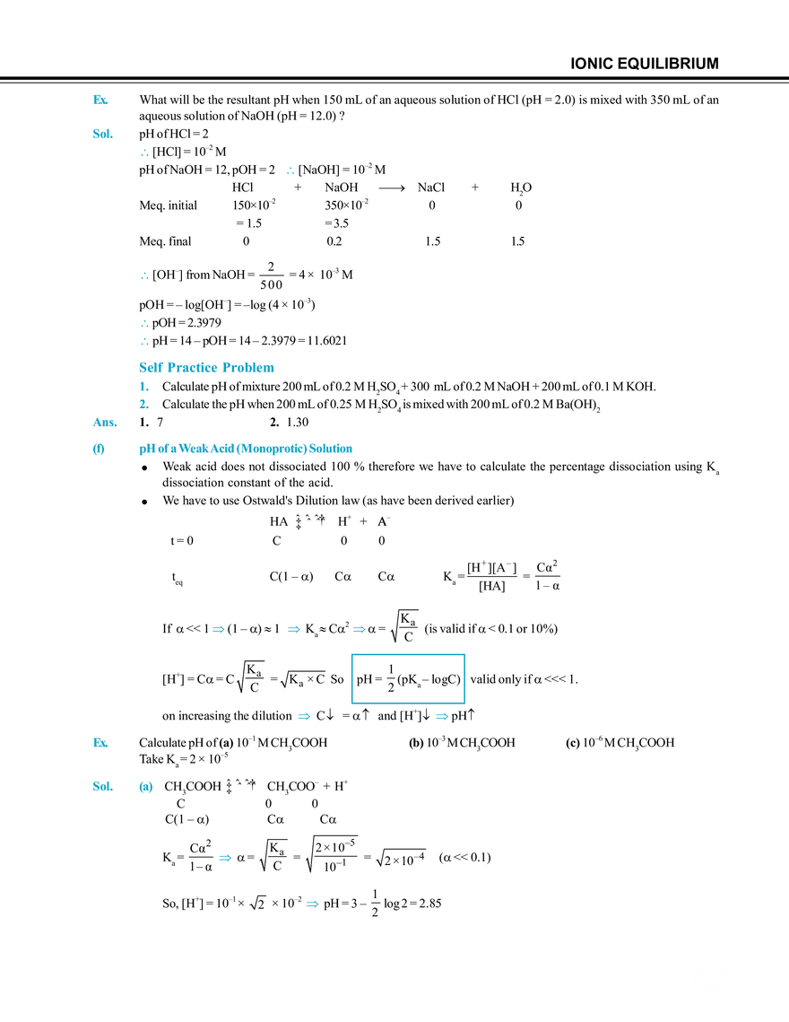 Ionic Equilibrium - Page 10