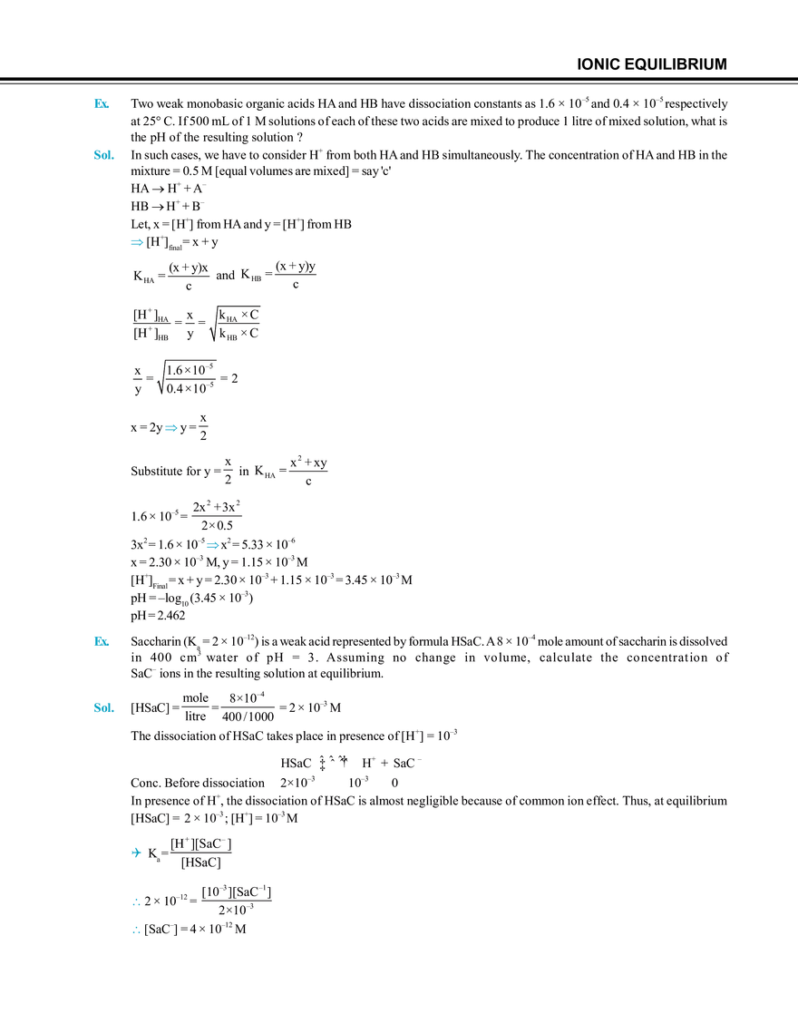 Ionic Equilibrium - Page 15