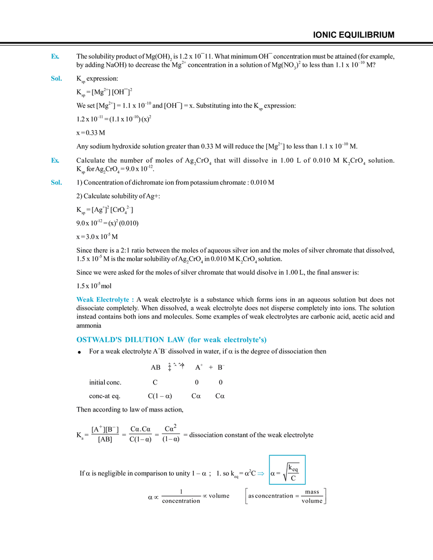 Ionic Equilibrium - Page 24