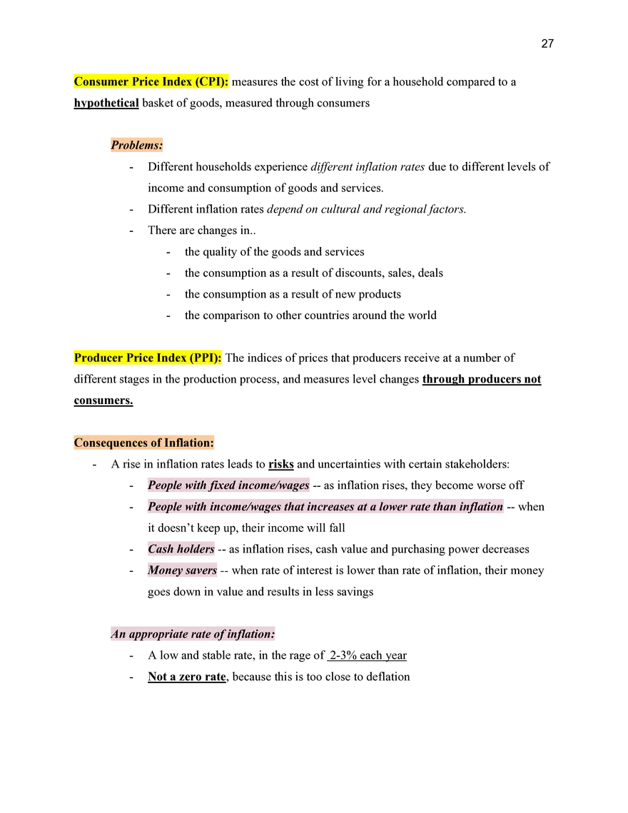 Economics Unit 3 Macroeconomics - Page 9
