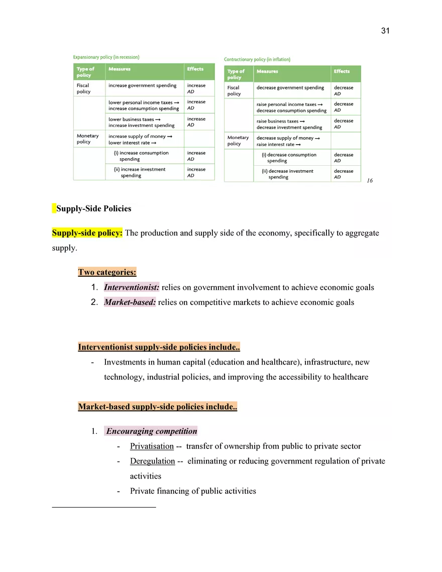 Economics Unit 3 Macroeconomics - Page 3