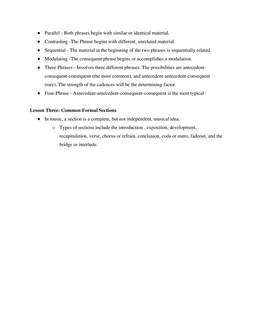 AP Music Theory Unit 8 Modes and Form - Page 2