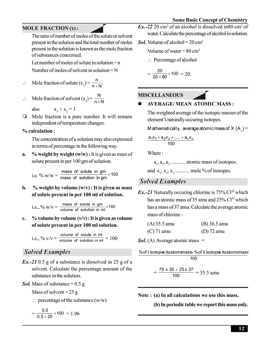 Some Basic Concept of Chemistry - Page 4