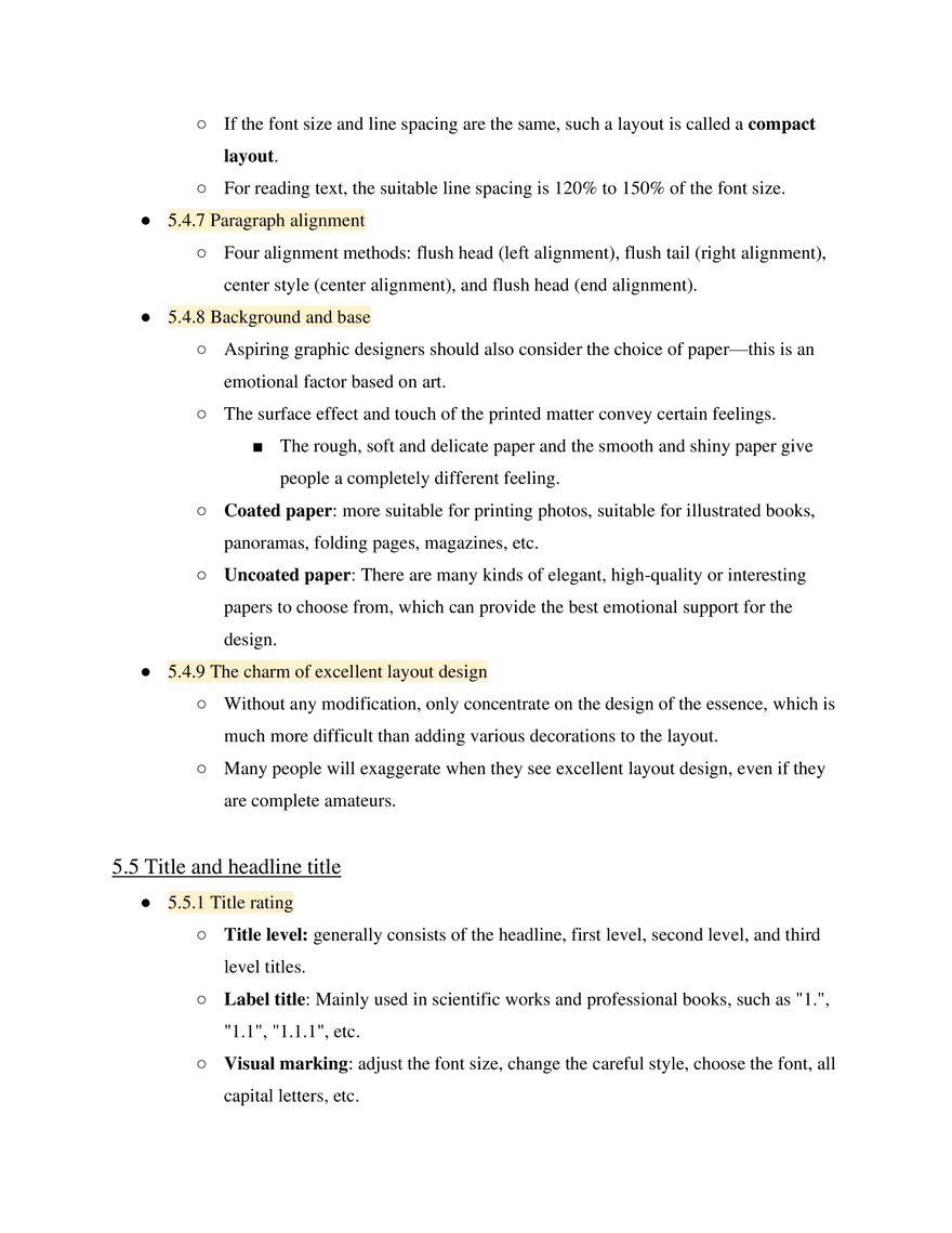 5. Type Setting - Page 5