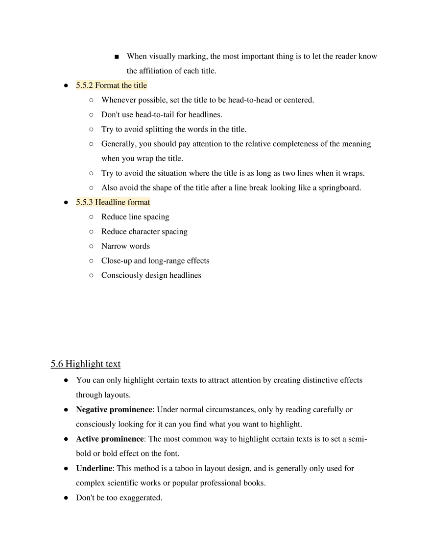 5. Type Setting - Page 6