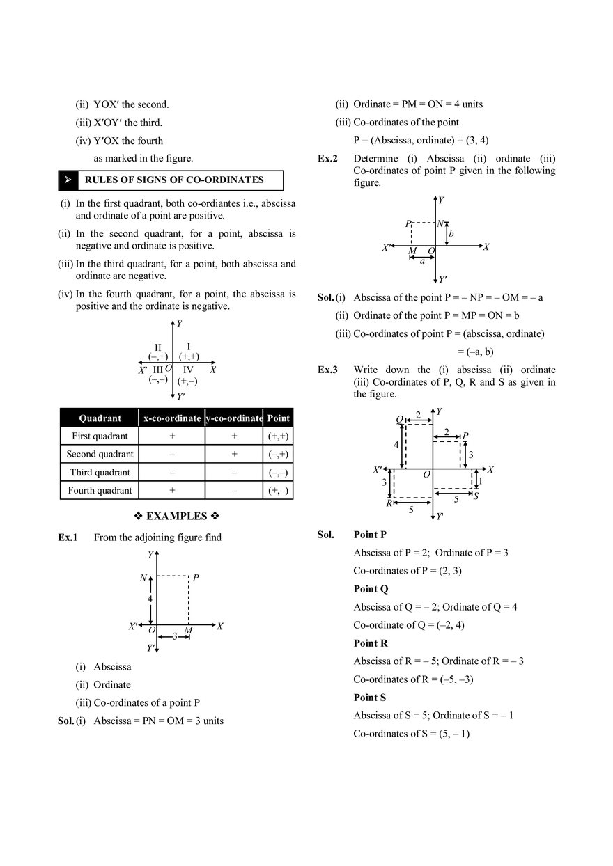 Co-Ordinate Geometry Study Guide - Page 2