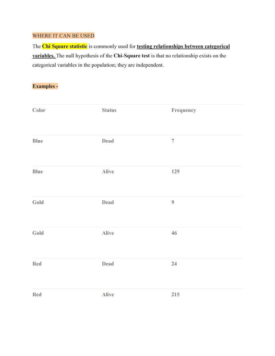 Statistics Linear Regression - Page 3