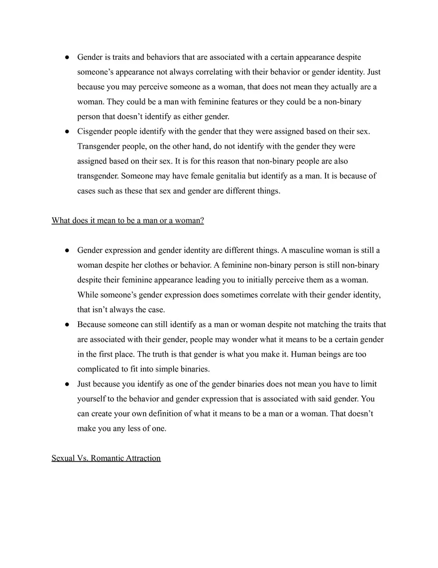 Sociology Study Guide Unit 3 Gender & Sexuality - Page 2