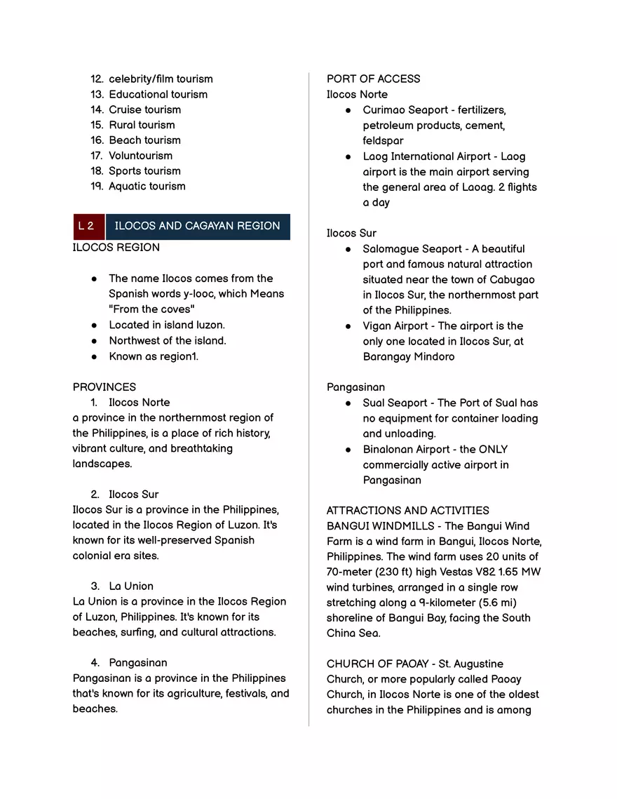 Philippine Tourism, Geography, and Culture - Page 3